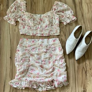NWT red dress boutique set